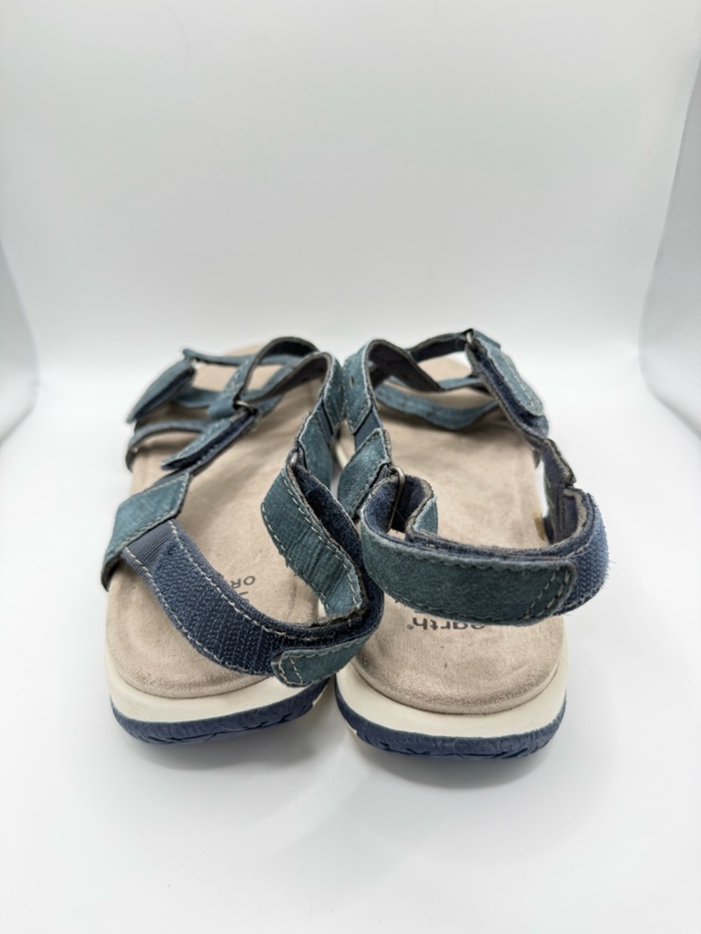 Earth Origins Women's Sammie Sport Sandal Blue Size 10 W Leather Upper Outdoor - Picture 4 of 10